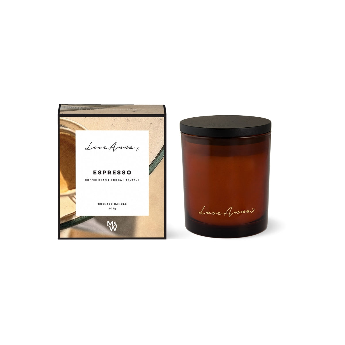 Love Anna Kitchen Delights Fragrance Candle 205g Espresso Gift Boxed
