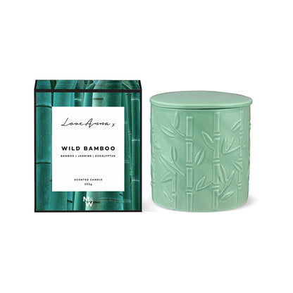 Love Anna by Maxwell & Williams Wild Bamboo Candle 290ml with Gift Box