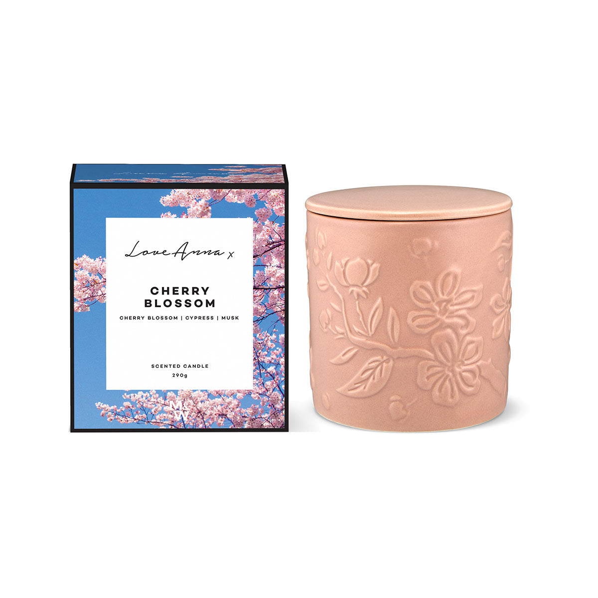 Love Anna by Maxwell & Williams Cherry Blossom Candle with Gift Box