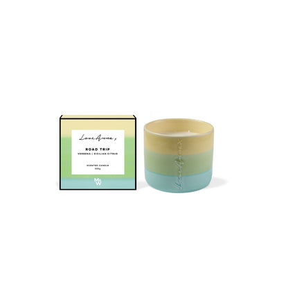 Chapters Road Trip Fragrance Candle 325g Verbena & Sicillian Gift Boxed
