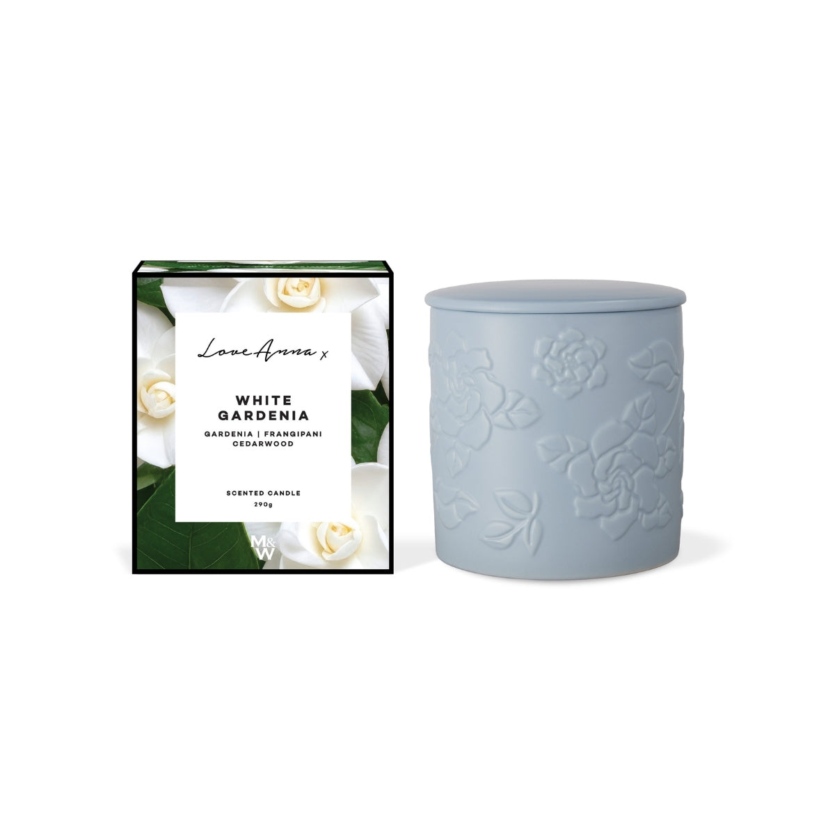 Botanika Fragrance Candle 290g White Gardenia Gift Boxed