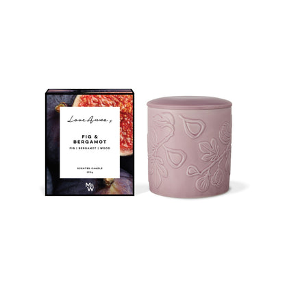 Botanika Fragrance Candle 290g Fig & Bergamot Gift Boxed