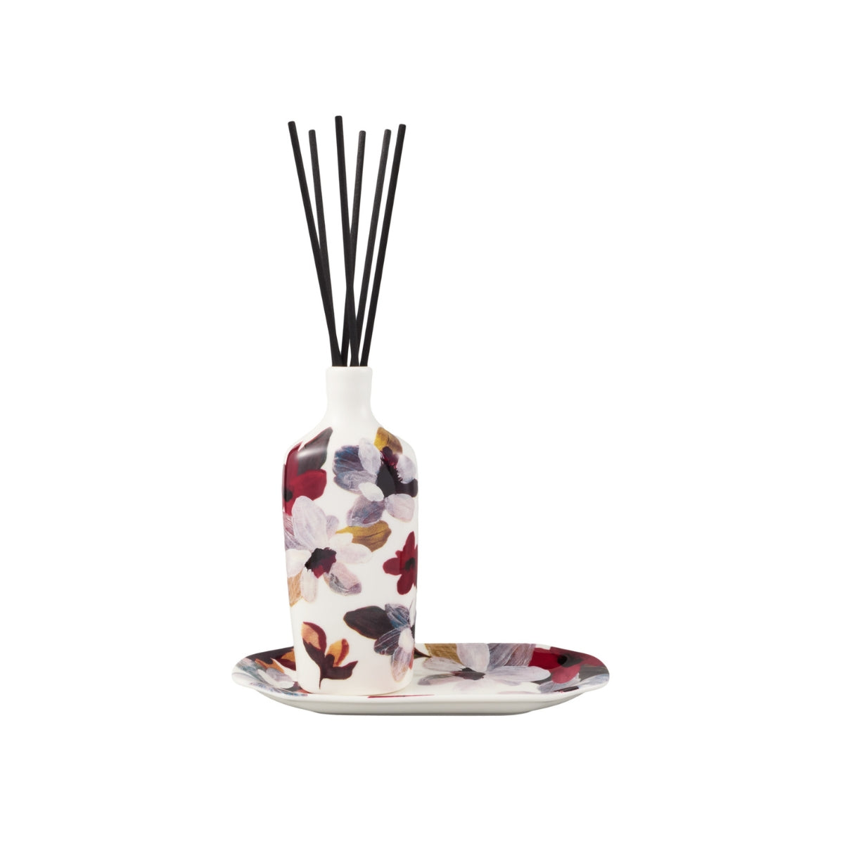 Maxwell & Williams Prudence De Marchi Magnolias Diffuser 150ML & Tray 17x8cm Set Gift Boxed