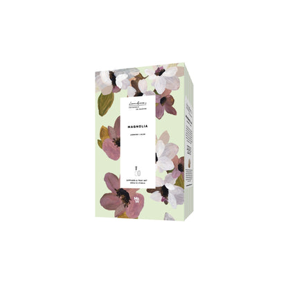 Maxwell & Williams Prudence De Marchi Magnolias Diffuser 150ML & Tray 17x8cm Set Gift Boxed