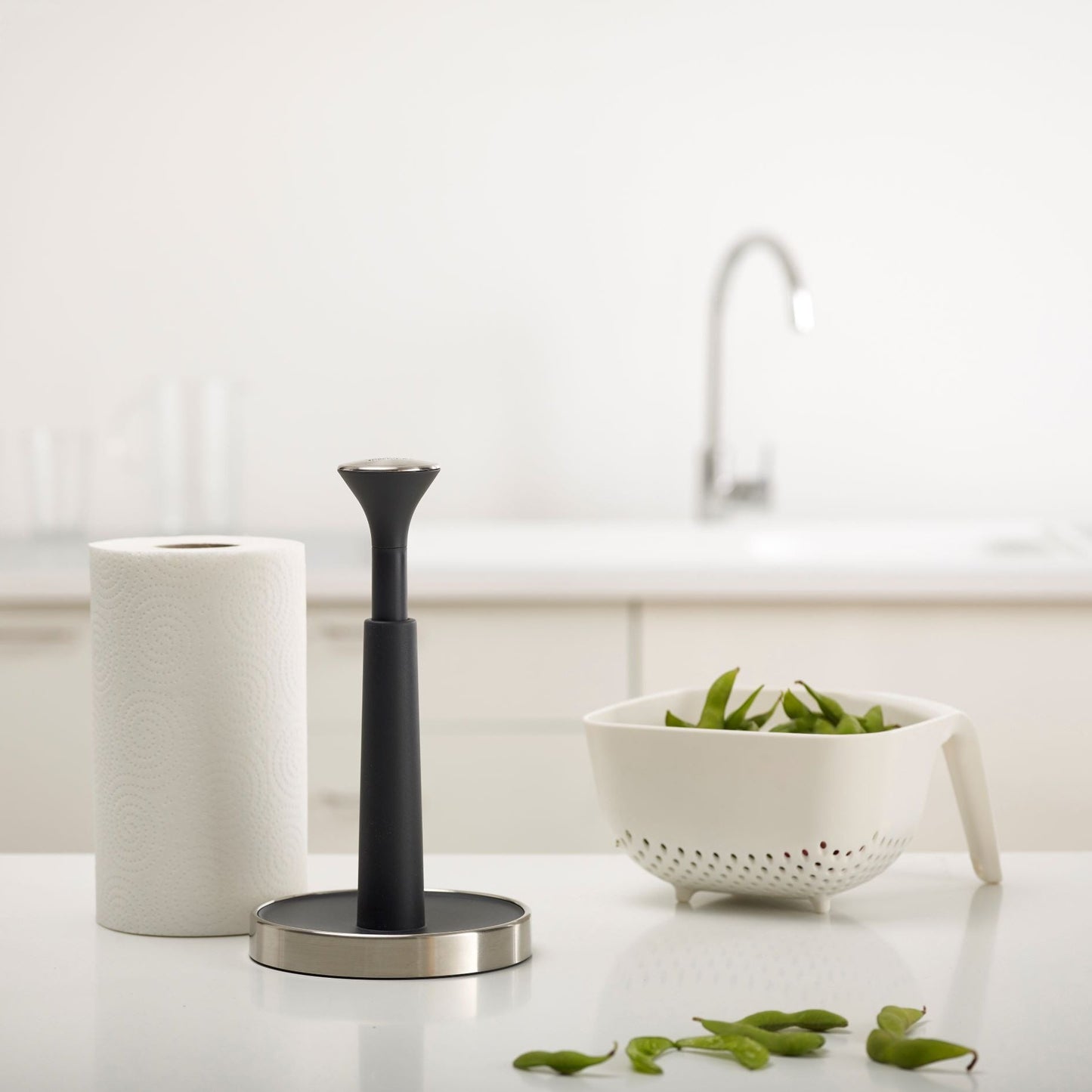 Push&Tear Kitchen Roll Holder Grey