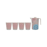 Lou Martin Uplift Melamine Jug And Tumbler Set of 5 Gift Boxed