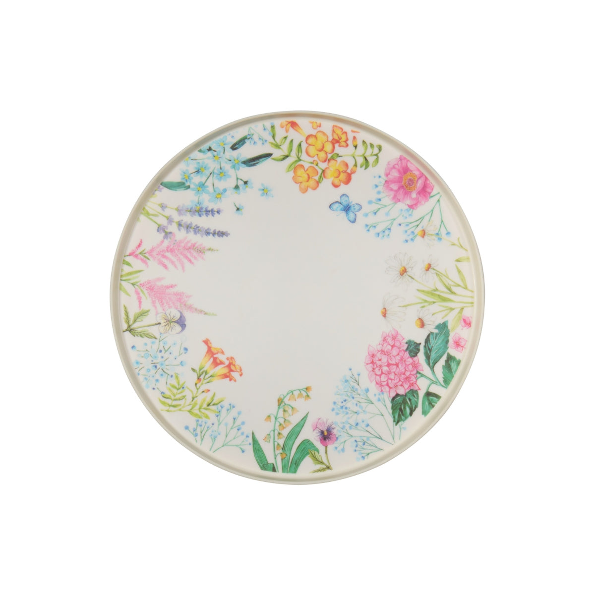Maxwell & Williams Botanica Melamine Plate 25.5x2cm Set of 4