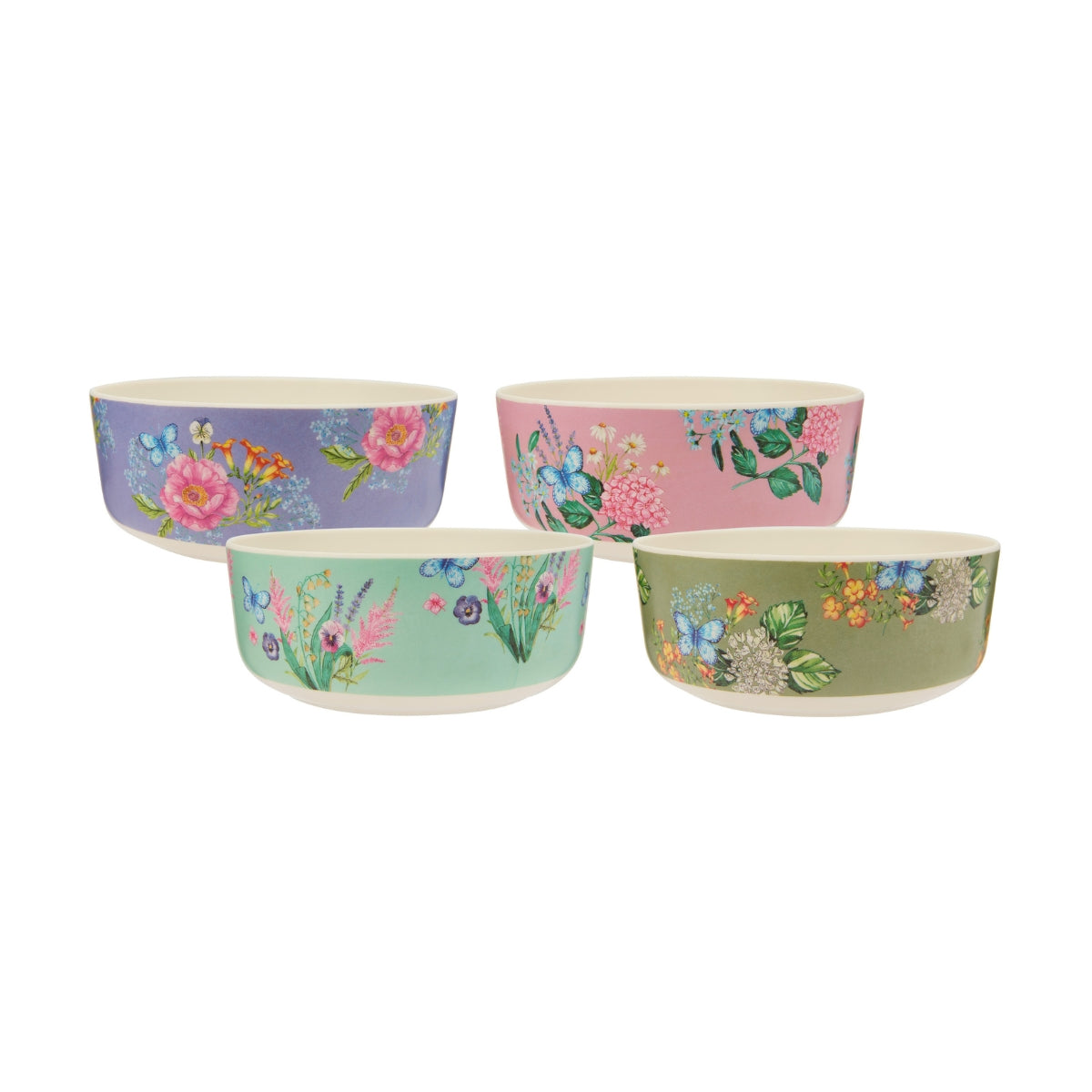 Maxwell & Williams Botanica Melamine Bowls 16x6.5cm Set of 4