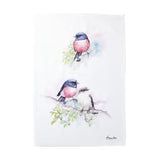 Katherine Castle Bird Life Tea Towel 50x70cm Pink Robin