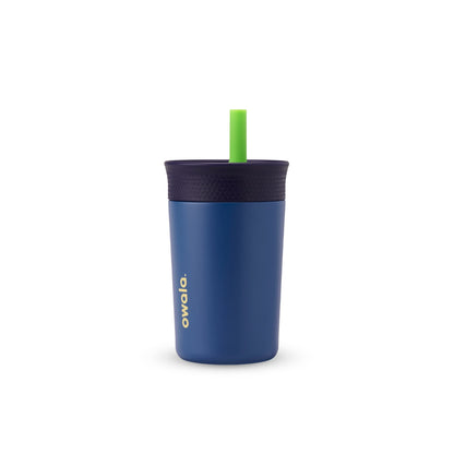 Owala Kids Tumbler Stainless Steel Insulated 12oz Home Base (Navy Blue)