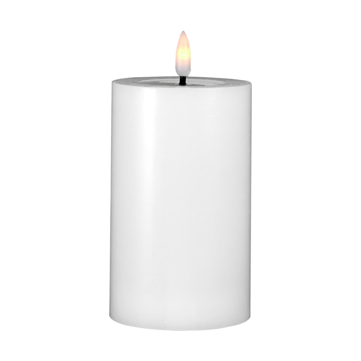 MW Lets Get Lit LED Flameless MW Candle 7.5x12.5cm Natural Gift Boxed