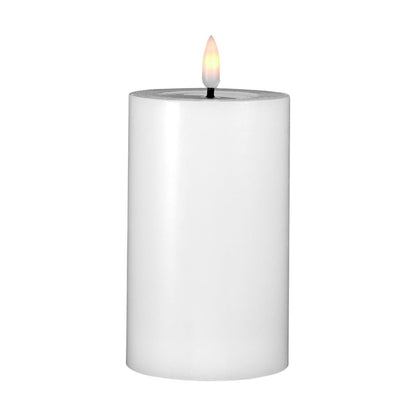 MW Lets Get Lit LED Flameless MW Candle 7.5x12.5cm Natural Gift Boxed