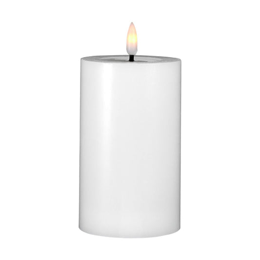 MW Lets Get Lit LED Flameless MW Candle 7.5x12.5cm Natural Gift Boxed