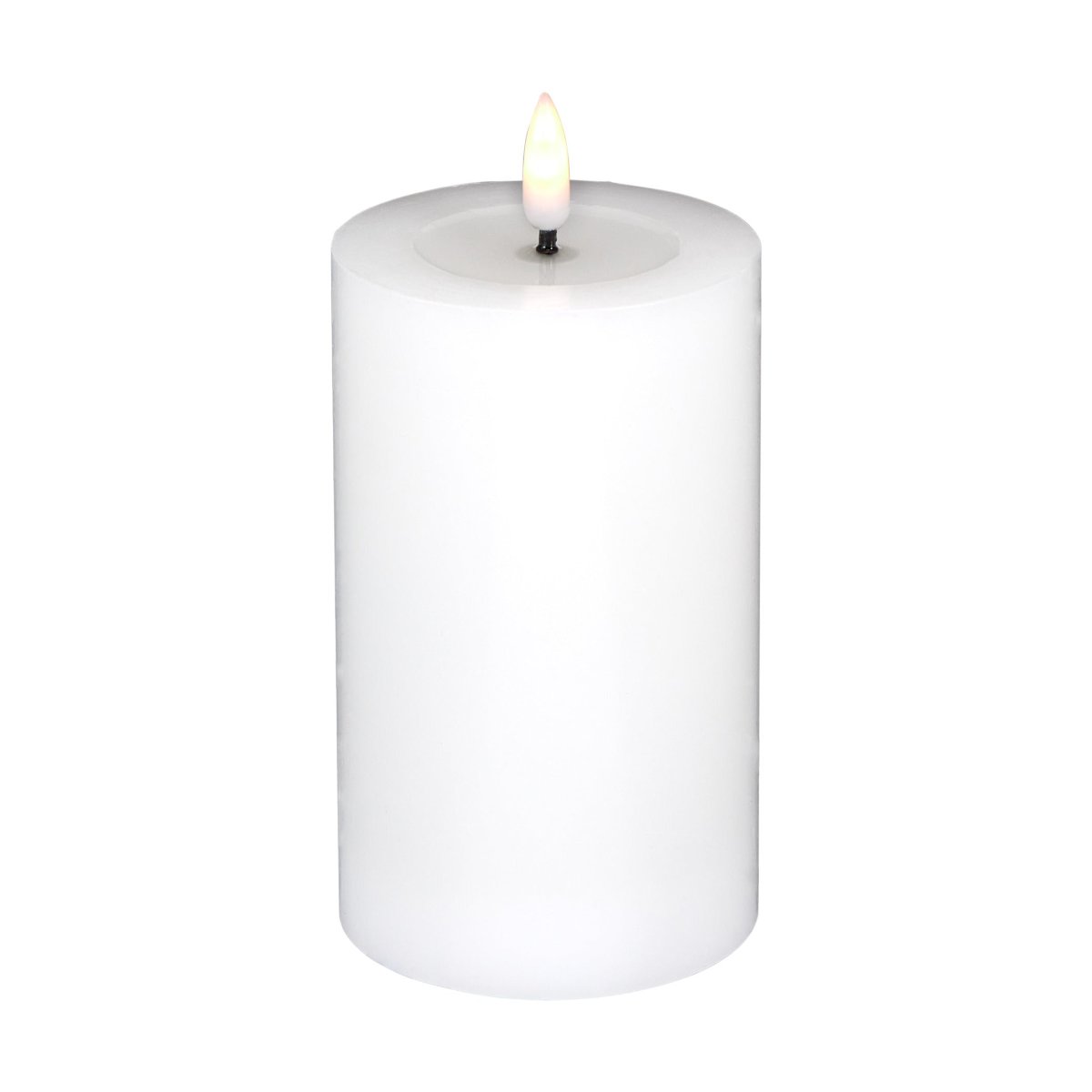 MW Lets Get Lit LED Flameless MW Candle 7.5x12.5cm Natural Gift Boxed