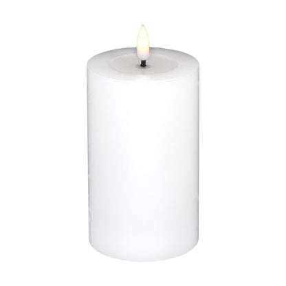 MW Lets Get Lit LED Flameless MW Candle 7.5x12.5cm Natural Gift Boxed