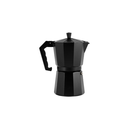 Blend Traditional Stovetop Espresso Maker 9cup Black Gift Boxed