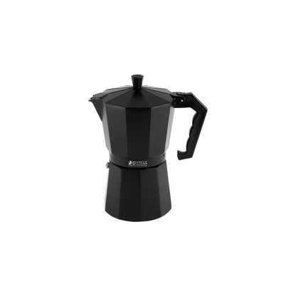 Blend Traditional Stovetop Espresso Maker 9cup Black Gift Boxed