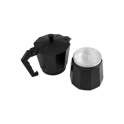 Blend Traditional Stovetop Espresso Maker 9cup Black Gift Boxed