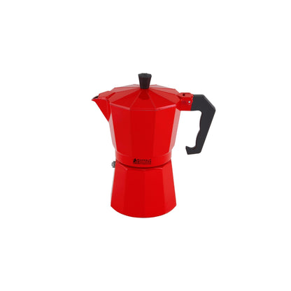 Blend Traditional Stovetop Espresso Maker 6cup Red Gift Boxed