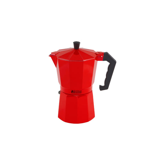 Blend Traditional Stovetop Espresso Maker 9cup Red Gift Boxed