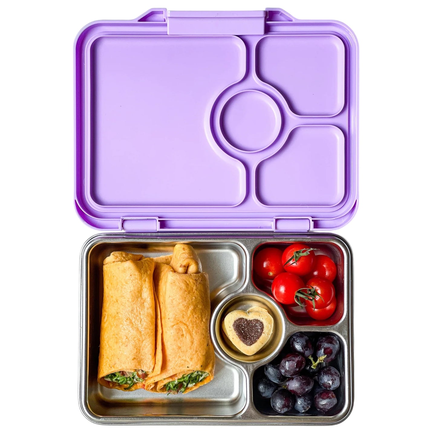 Pret Stainless Steel Bento Box 4 Compartment - Lavande Purple
