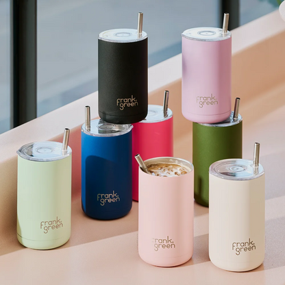 Iced Coffee Cup with Straw Midnight