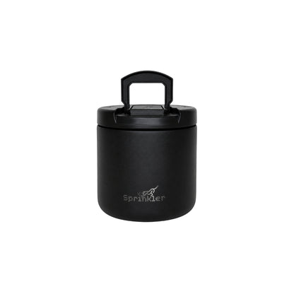 Sprinkler Harley Insulated Food Flask With Spork 500ml - Black