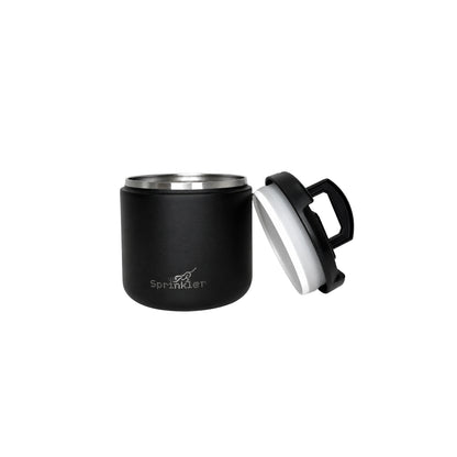Sprinkler Harley Insulated Food Flask With Spork 500ml - Black