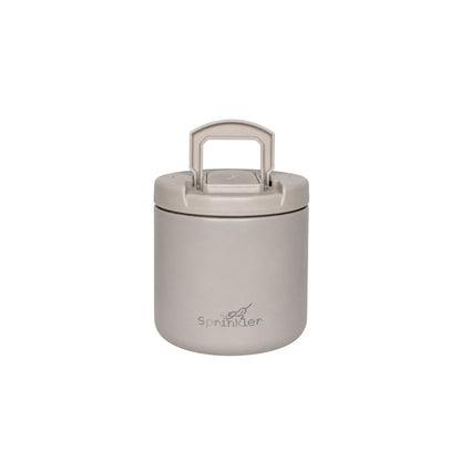 Sprinkler Harley Insulated Food Flask With Spork 500ml - Grey Morn