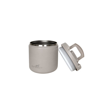 Sprinkler Harley Insulated Food Flask With Spork 500ml - Grey Morn