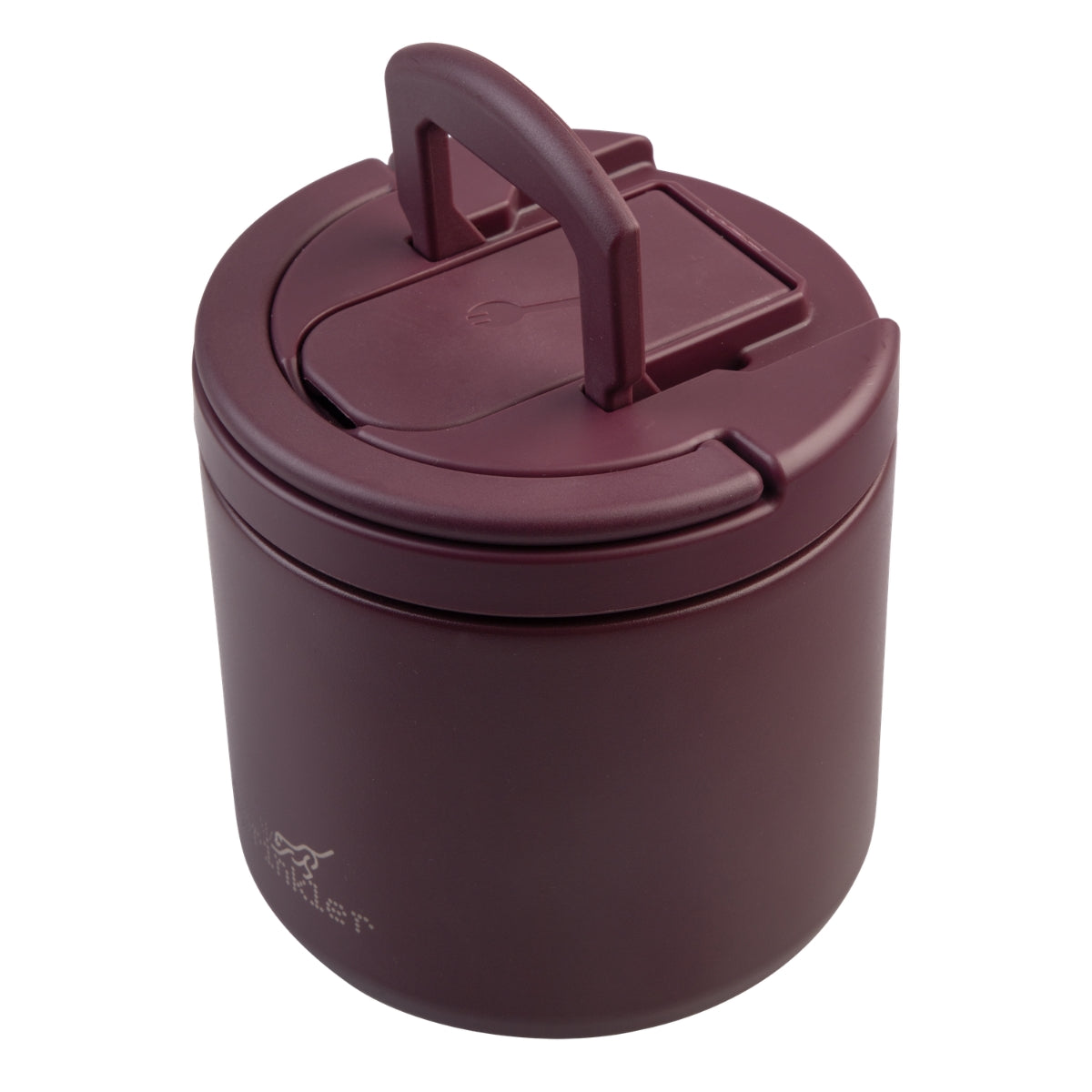 Sprinkler Harley Insulated Food Flask With Spork 500ml - Red Mahogany