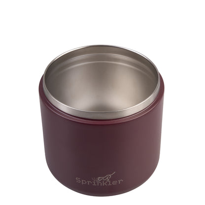 Sprinkler Harley Insulated Food Flask With Spork 500ml - Red Mahogany