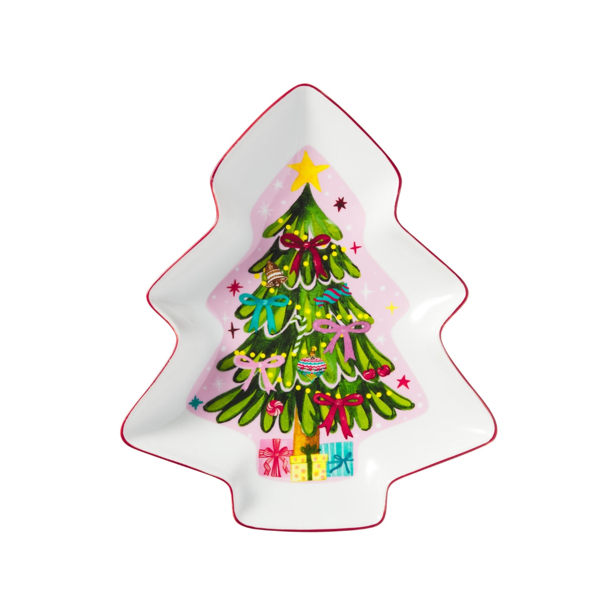 Fa la la Tree Dish 25.5cm Gift Boxed
