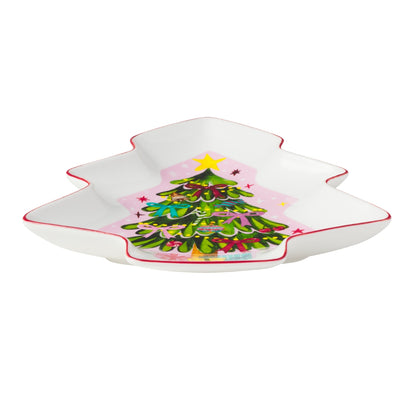 Fa la la Tree Dish 25.5cm Gift Boxed