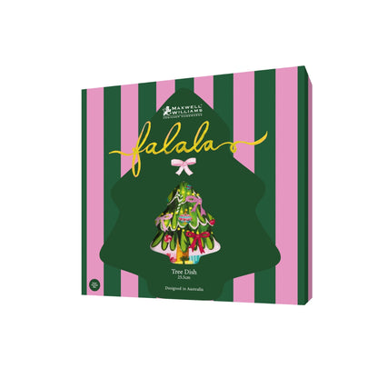 Fa la la Tree Dish 25.5cm Gift Boxed