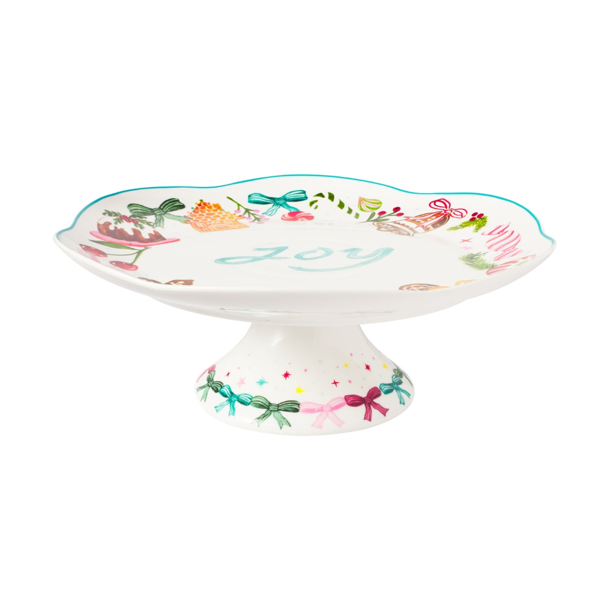 Maxwell & Williams Fa la la Footed Cake Stand 28cm Gift Boxed