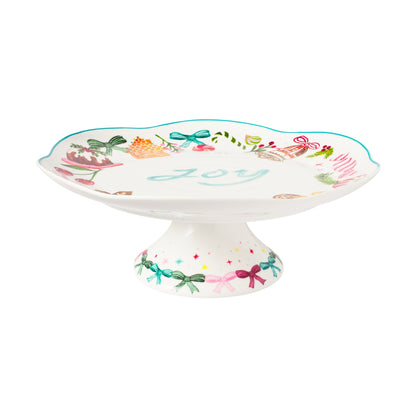 Maxwell & Williams Fa la la Footed Cake Stand 28cm Gift Boxed