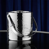 Cocktail & Co Lexington Hammered Ice Bucket 1.5L Silver - Lifestyle | Maxwell & Williams | Matchbox
