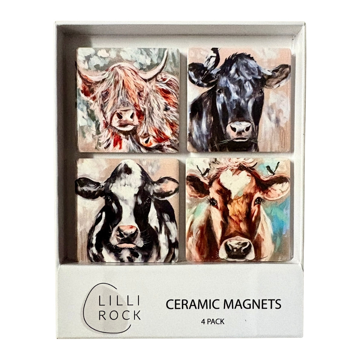 Country Cows Magnet Gift Pack 16.5x13cm Magnet Pack