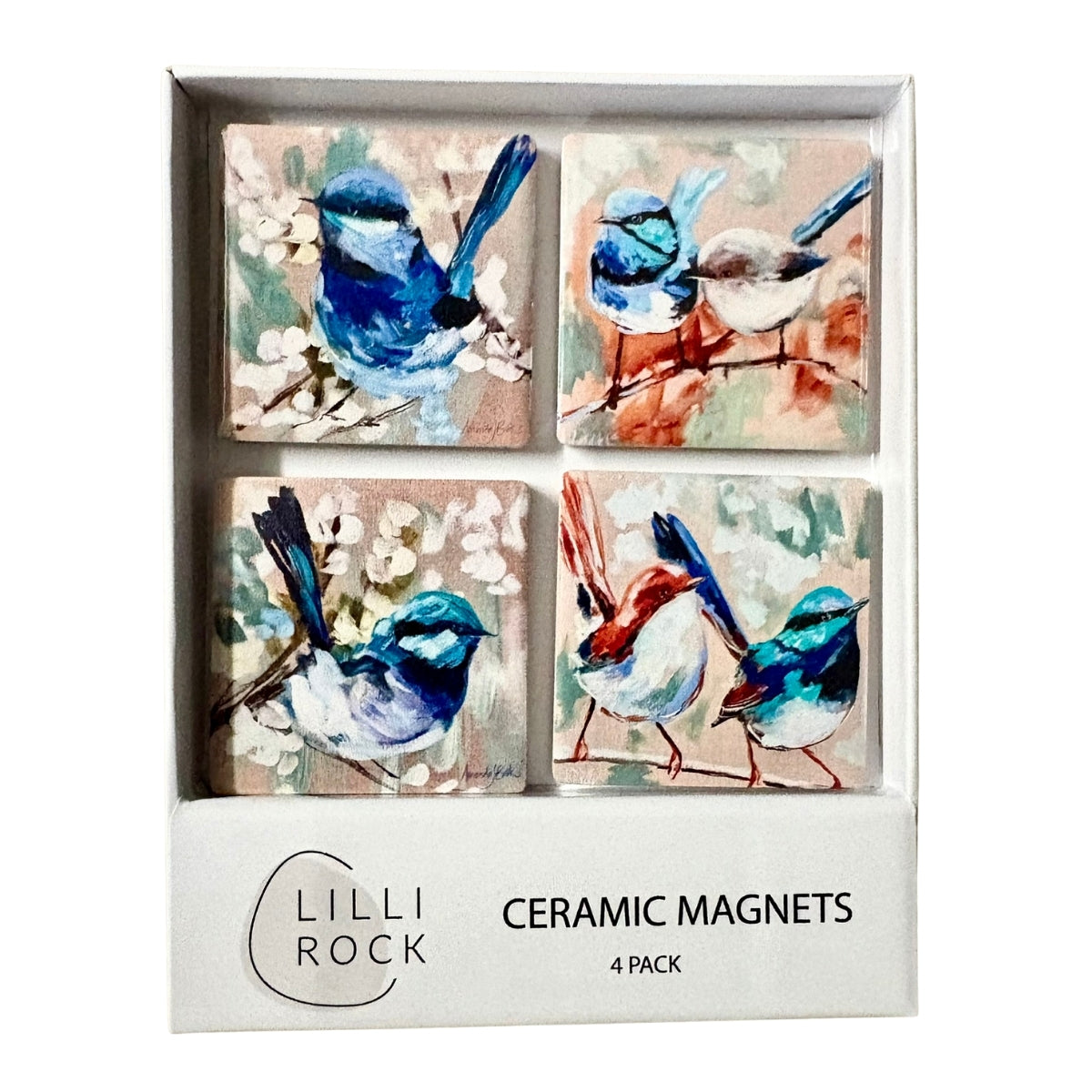 Blue Wrens Magnet Gift Pack 16.5x13cm Magnet Pack