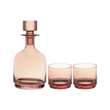 Maxwell & Williams Glamour Stacked Decanter Set of 3pce Pink