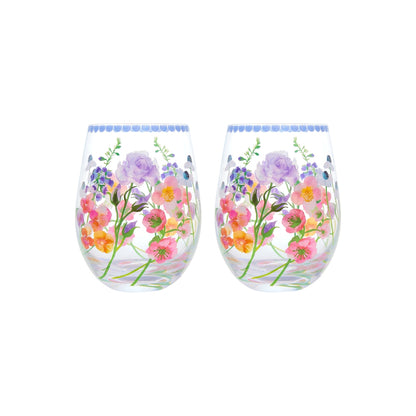 Affection Stemless Glass 550ML Set of 2 Gift Boxed