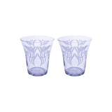 Estelle Michaelides Mystique Stemless Glass 470ML Set of 2 Violet Gift Boxed