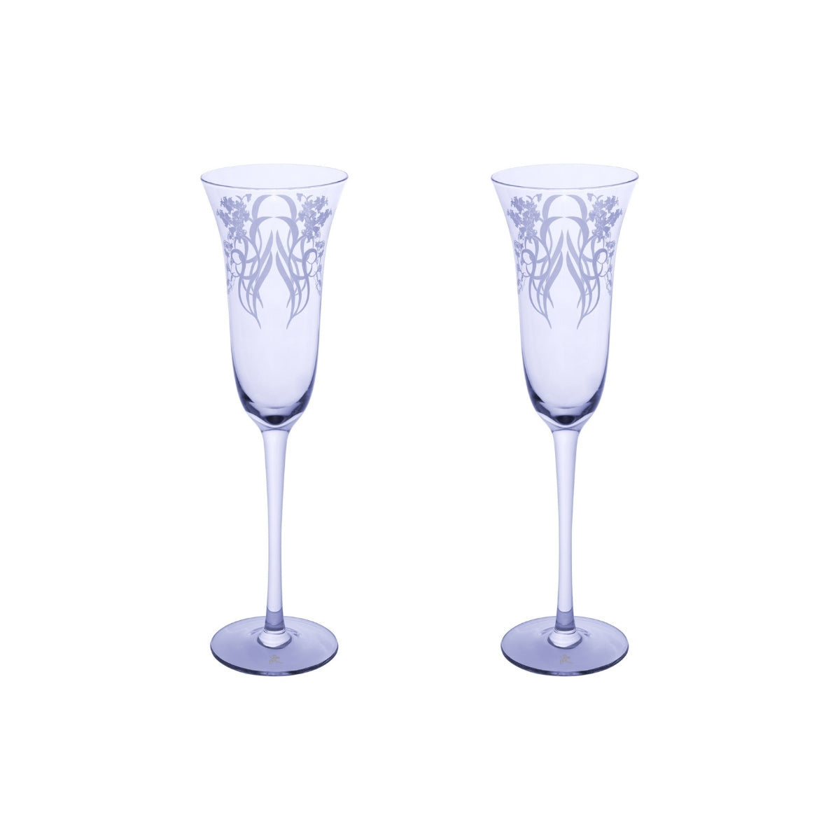 Estelle Michaelides Mystique Prosecco Glass 190ML Set of 2 Violet Gift Boxed