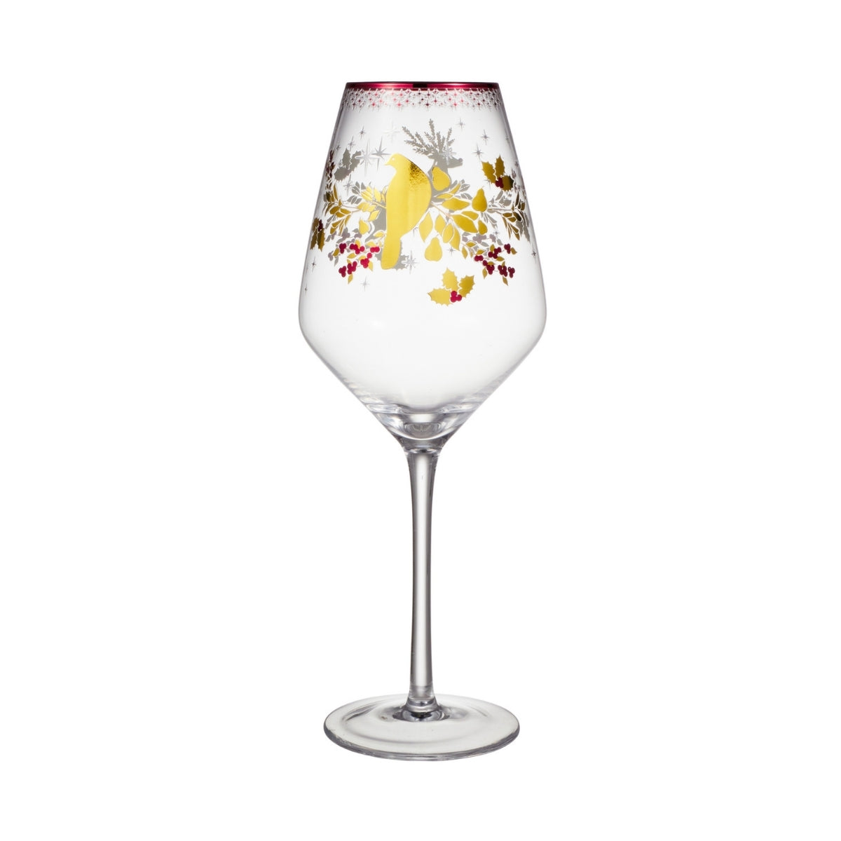 Maxwell & Williams White Christmas 2026 Wine Glass 500ML Set of 2 Assorted Gift Boxed