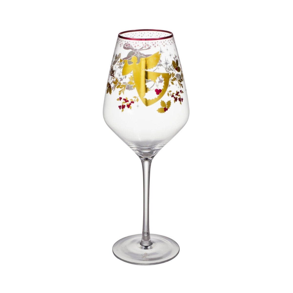 Maxwell & Williams White Christmas 2026 Wine Glass 500ML Set of 2 Assorted Gift Boxed