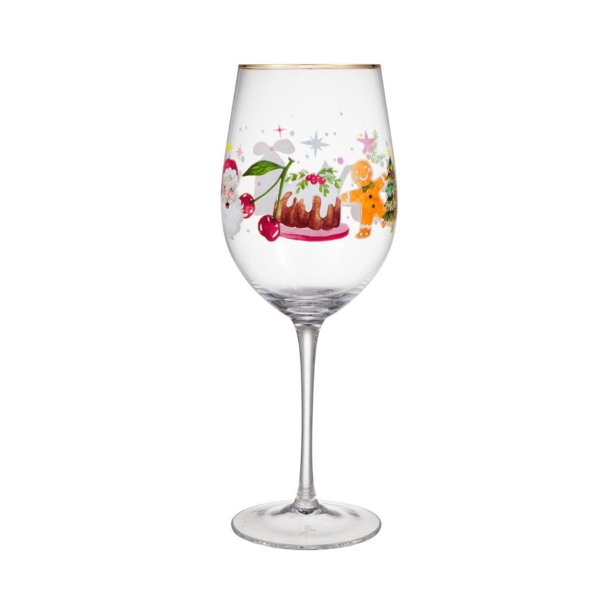 Maxwell & Williams Fa la la Wine Glass 580ML Set of 2 Gift Boxed