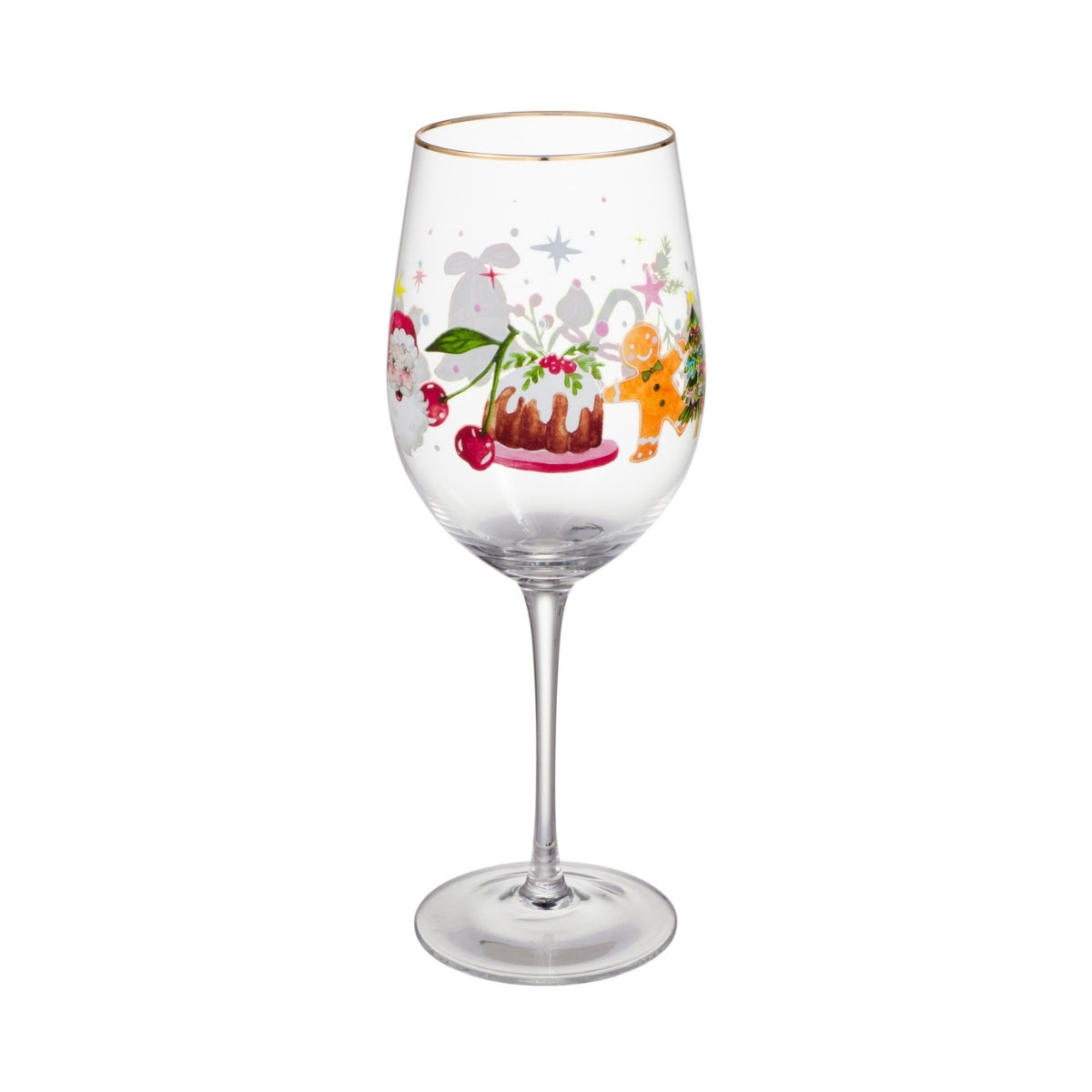 Maxwell & Williams Fa la la Wine Glass 580ML Set of 2 Gift Boxed