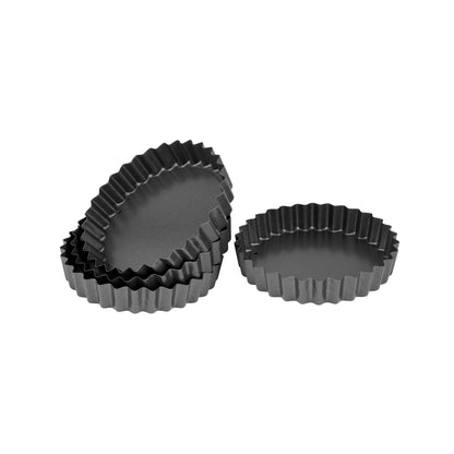 Bakemaster Mini Quiche Pan Set of 4 12x2cm