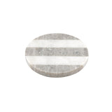 MW Coaster Collective Round Marble Coaster 10cm Beige Stripe